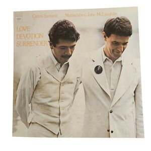 Carlos Santana John McLaughlin Love Devotion Surrender 12x12 Promo Poster 1970s